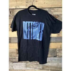 Deftones Around The Fur Halftone Logo T Shirt Large Black